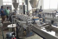 Water strand pelletizing line
