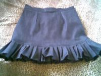 Young Women's Denim Pleated Miniskirt