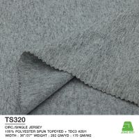 Single Jersey Melange Knitted Fabric