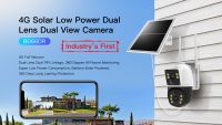 4G Dual lens Solar Battery Powered Camera