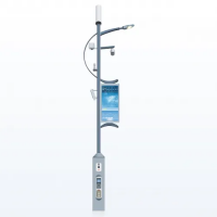 Smart Pole, Smart Street Lighting, Street Smart Pole, Fonda Tech