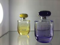 Oval Cap 110ml Glass Perfume Spray Bottles Custom Lacquering Color