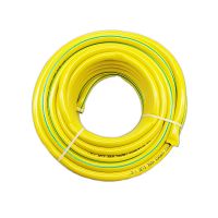 Yellow pvc garden hose