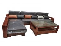 Solid Wood Sofa Set Office Furniture