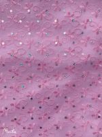 High-quality sequins decotative lace fabric 