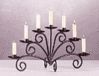 Wrought Iron Swirl Candelabra