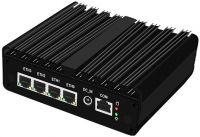 Solid Micro Firewall Appliance Intel N100 Fanless Mini Pc 4x I226-v 2.5g N5105 J4125 Vpn Soft Router Proxmox Pfsense Opnsense