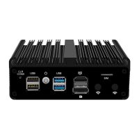 Solid Micro Firewall Appliance Intel N100 Fanless Mini Pc 4x I226-v 2.5g N5105 J4125 Vpn Soft Router Proxmox Pfsense Opnsense