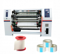  china factory silk plaster making machine medical tape jumbo roll/medical adhesive tape slitting machine