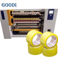 China Factory printed adhesive tape making machine price/ adhesive tape roll slitting machine