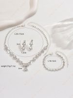 DaDa Hot Selling Jewelry, Crystal Bracelets, Earrings, Bracelets, European and American Bridal Jewelry, Wedding Dress Accessories