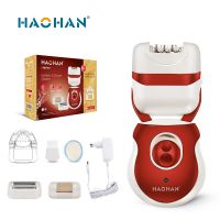 Haohan HB-907 3 in 1 USB/Adaptor Lady Epilator Red