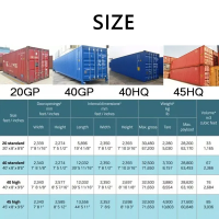 20Ft 40Ft 40Hq Used Shipping Container Cheap 