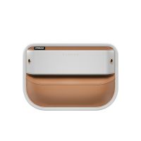 Multi-functional Side Pocket Organizer for Car Seats, Leather, Brown