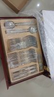 152 sets cutlery  stainless steel wooden/aluminum  box package