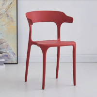 Plastic Cheap Simple Durable pp Dining Chair Supplier Office Restaurant Chairs Dining Room Chairs Wholesale Stackable