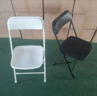 Wholesale Portable Color Office Activity Folding Plastic Metal Folding Chairs