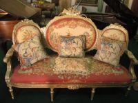 French Aubusson Sofa Salon Set (Chair)
