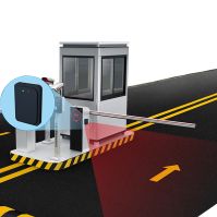 Parking boom barrier gate anti fall vehicle detection sensor