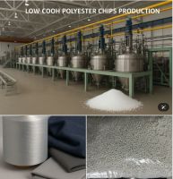 Low carboxyl polyester chips
