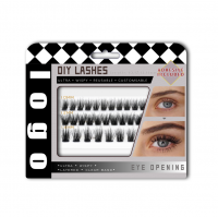 Superfine Light Volume Diy Lashes Faux Mink Eyelashes Thin Band 3D Diy Segmented Cluster Lashes