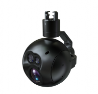 Infrared laser ranging, positioning and tracking drone gimbal