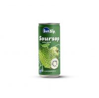 Sunsip 100% Soursop juice  with PULP 330ml