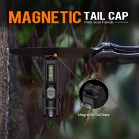 S15Pro Keychain Flashlight,750 High Lumen EDC Pocket Flashlight with Clip,USB C Rechargeable Mini Flashlight with Magnet,Suitable for Hiking, Camping, Repair