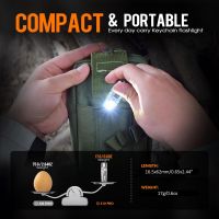 TuNenge S12Pro 750 High Lumen EDC Keychain Rechargeable Mini Flashlight with Clip & tail magnet, COB Light with 365nmUV-11 Lighting Modes