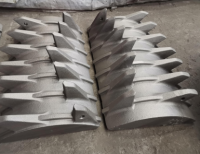 Tooth Plate Casting Parts for Crushing Machine, High Strengh Alloy Steel