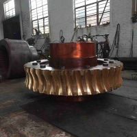 Heavy duty enveloping worm gear pair customized processing