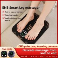 Hot Sale Best Portable EMS Electric Tens Vibrator USB Rechargeable Portable Muscle Stimulator Ems Foot Massager Machine Foot Massage Pad with Remote Control High Quality