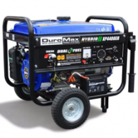 DuroMax Electric Start Dual Fuel Hybrid Portable Generator XP4400EH 4, 400-Watt