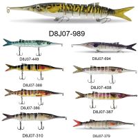 8 Section  Bass Fishing Lures Highly Realistic Bass Lures Multi Jointed Swimbait Lifelike 3D Fish Bait Tackle Wobbler