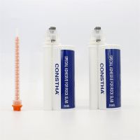 Constha 250Ml Not easy to use yellow rock plate surface adhesive kitchen cabinet solid surface adhesive with glue gun