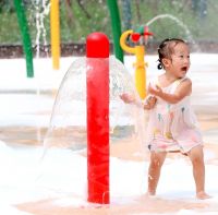 splash pad water park water play equipment outdoor playground