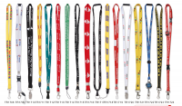 Custom Logo Dye Sublimation Polyester Keychain Lanyard Wholesale Neck Lanyard Strap
