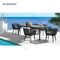 Modern Luxury 8 Seats Dining Set Stainless Steel Dining Set and Chairs Dining Room Furniture