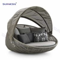 Leisure Villa Sofa Suit Modern Comfortable Sectional Sofa Leisure Outdoor Furniture Garden Rattan Sofa Set For Three People