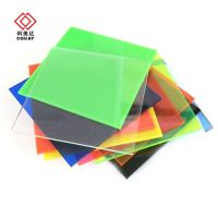 Customized   green Colors Cast Acrylic Sheets  1.8-30mm