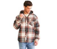 Mens Flannel Hoodie