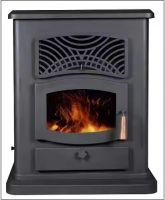 Affordable Home Black Indoor Freestanding Heating-Wood Pellet Heater Fireplace Stoves  Bedroom Furniture Set