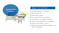 radiator core wire tying machine