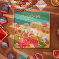 Aaradhyam Lakshmi Diwali Puja Set 15 Items Aarti Book, Diya, Rangoli, Gods Image Paper, Polyester  (1 Pieces, Multicolor)