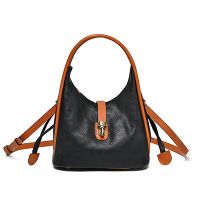 Women's Leather Hobo Handbag | Crossbody with Chain Strap