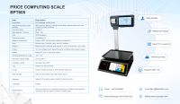 Retail Scale Price Computing Scale with Receipt Printing for Fresh Market Fruits Store Vegetable shop