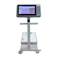 Built-in Receipt Printing Ai Camera Floor Scale Platform Scale Receiving goods for Vegetable Market Restaurant Canteen