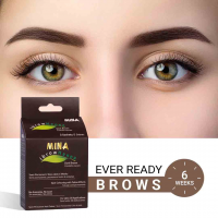 Long Lasting Henna Eyebrow Tint Kit  ( Regular Pack ) - Quantity 3g- Dark Brown DIY KIT