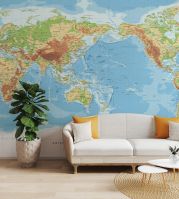 World Map Wallpaper Murals