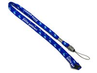 Double Sided Identification Lanyards Safety Brake Clamp Mobile Phone Strap